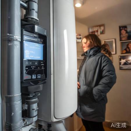 壁挂炉水压不足,检查水管防冻