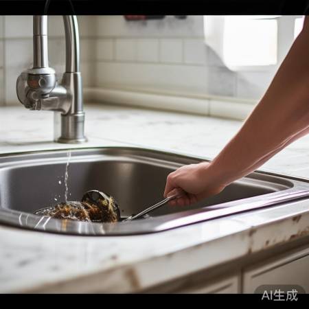 清理排水口杂物