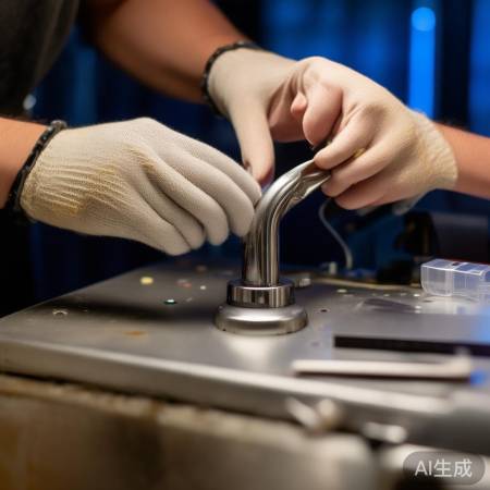 “安装电池小心操作,勿损坏锁具