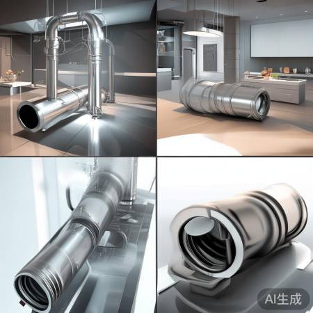 厨房排烟管道，高速带走油烟