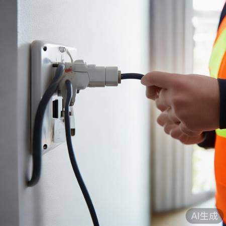 电源线检查,插座确认