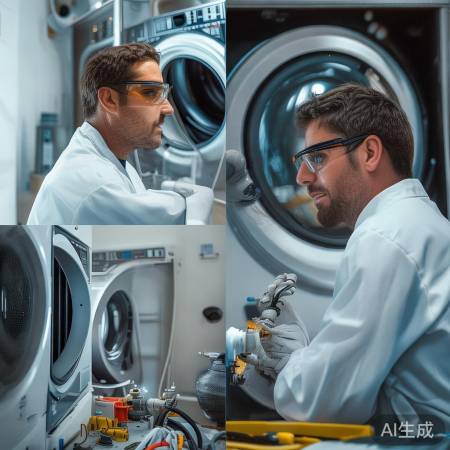 检查洗衣机安装是否牢固