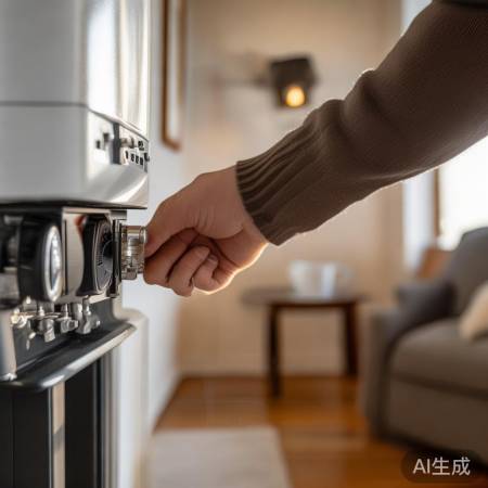 海歌壁挂炉专线上门服务解说↑壁挂炉补水阀调低技巧解析