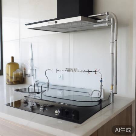 油烟机旁预留水管接口