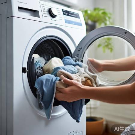 均匀分布衣物，开启平衡功能