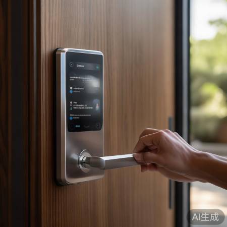 指纹磁卡，一按门开