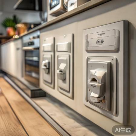 厨房插座，安全便利