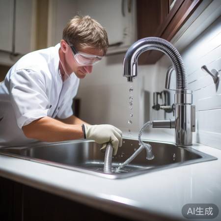 疏通管道，橡皮管助力