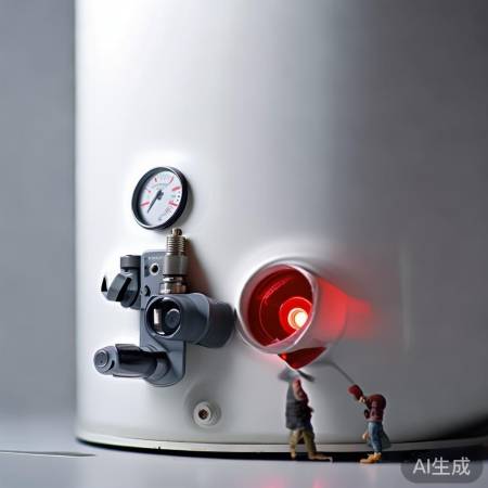 水压不稳，热水器亮红灯