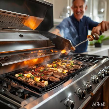 燃气烤架，烹饪新体验