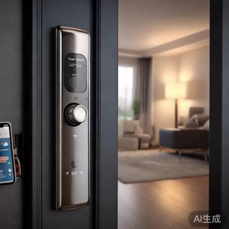 “指纹锁远程监控,安全便捷”
