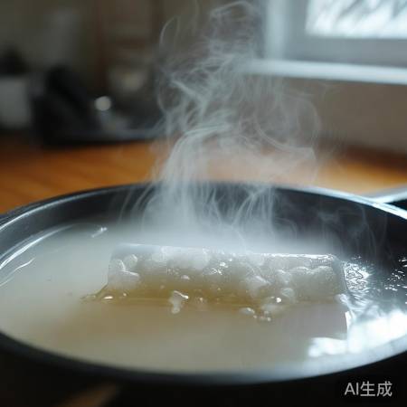 热水浸泡除垢