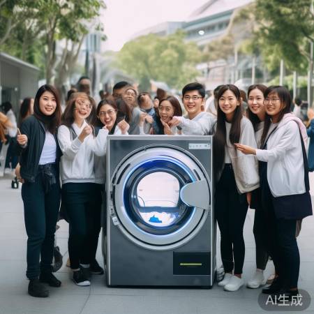 淮安校园新神器：智能洗衣机