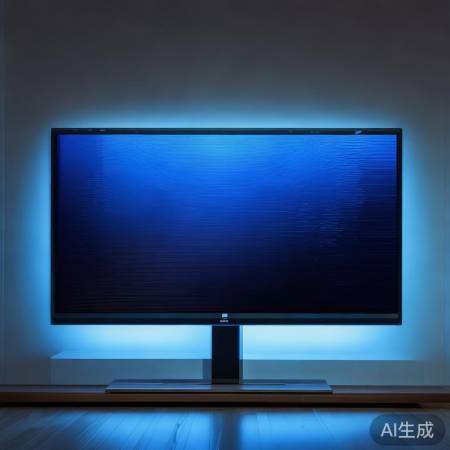 蓝条纹电视屏新潮流