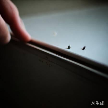 耐心寻找门框螺丝