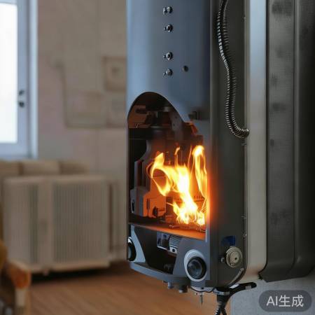 检查壁挂炉燃烧情况