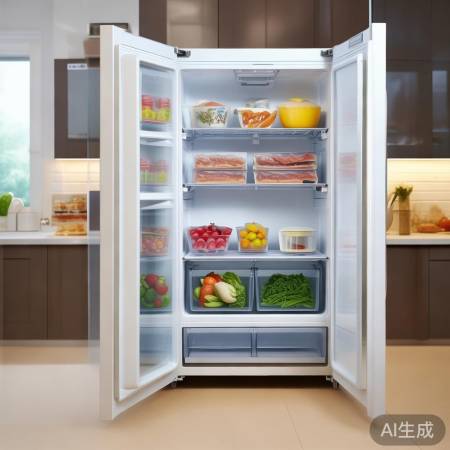 冰箱食物分层防污染