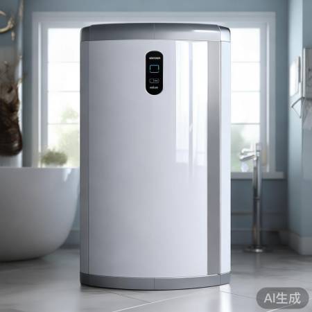 白色时尚热水器，智能预约便捷