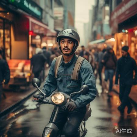 外卖员不易，谣言勿信