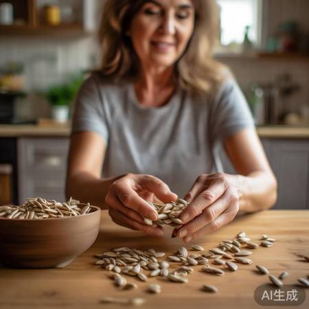 瓜子富含维E，强身抗病毒