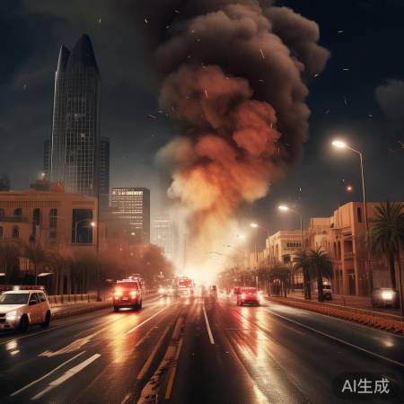 沙特首都利雅得爆炸声惊现，真相揭秘！