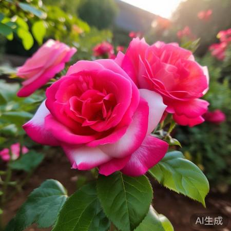“秀龙月季,美易养,添生活美”